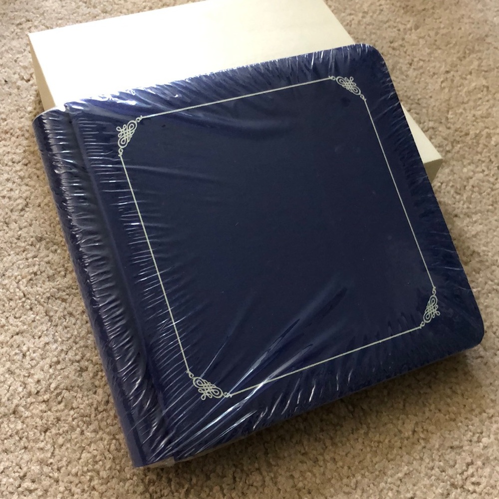 Royal blue Creative Memories scrapbook